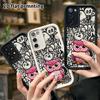 Phone Case: 2D Flat Samsung Galaxy A34 A35 M05 M06 S20 S22 S21 FE Plus 5G Protective Case, Pink Owl, Christmas and Halloween Gift