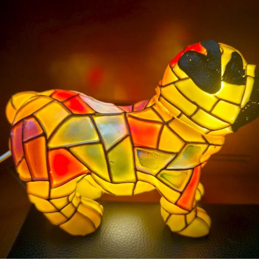 Iridescent Dog USB Night Light - Atmospheric Desktop Ornament
