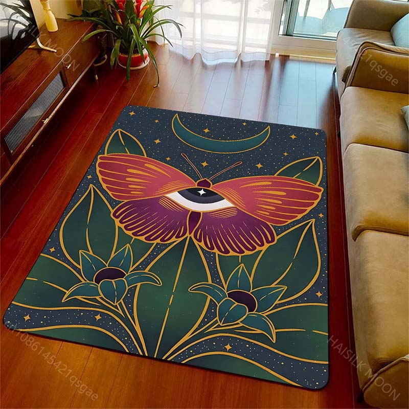 17 Styles Witch Eye Pattern Rug Carpets for Bedroom Living Room Sofa Mat Door Mat Dressing Room Rugs for Gifts