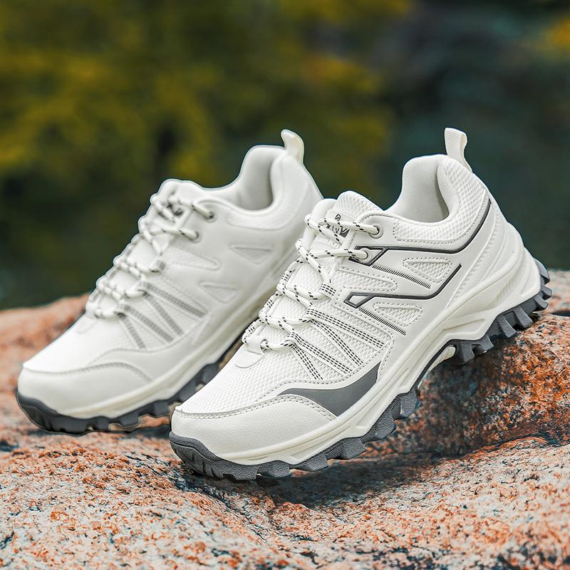 Summer Breathable Outdoor Hiking Shoes Men Sneakers Antiskid Slip On Walking Shoes Moccasins Man Casual Shoes