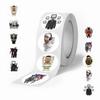 500 Sheets/Roll Kids' DIY Round Reward Stickers for Toilet Man Tape Sealing