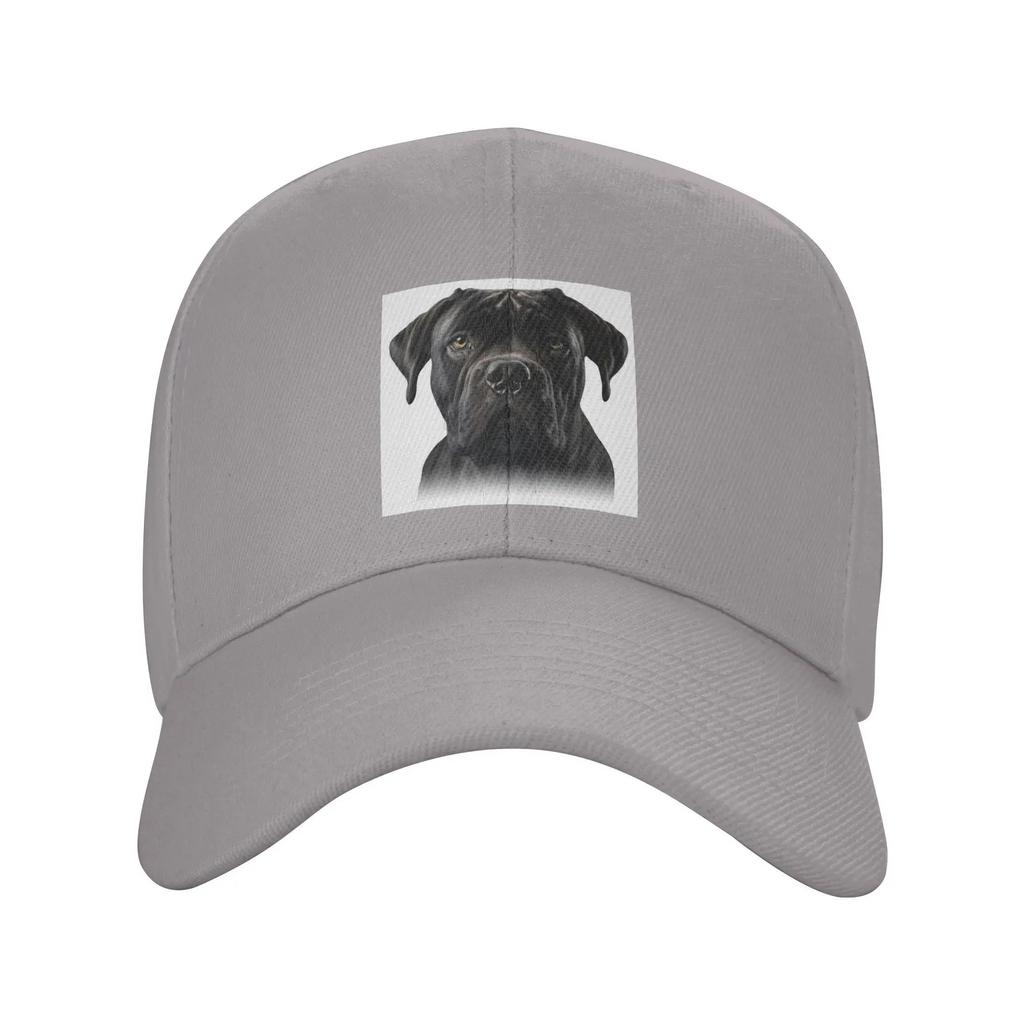 Black cane corso Italian Mastiff Baseball Caps Snapback Fashion Baseball Hats Breathable Casual Casquette Men's And Women's
