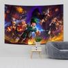 Tapeçaria de Parede My Hero Academia Decoração Kawaii para Quarto Desenhos Animados Anime MHA Pôster de Arte Papel de Parede Mural Tapeçaria Decoração de Quarto de Adolescente