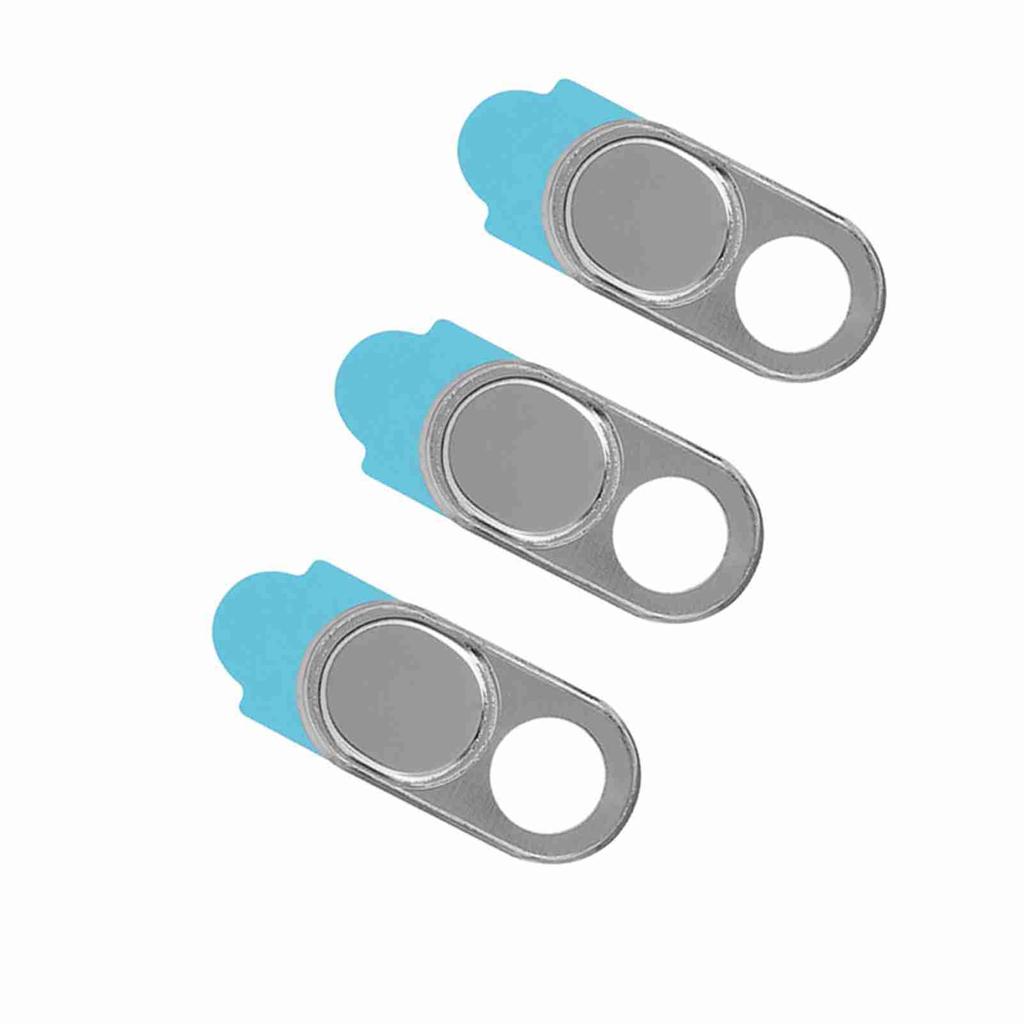 3pcs Metal Lens Cap Camera Privacy Protect Sticker Webcam Cover For Smartphone Tablets