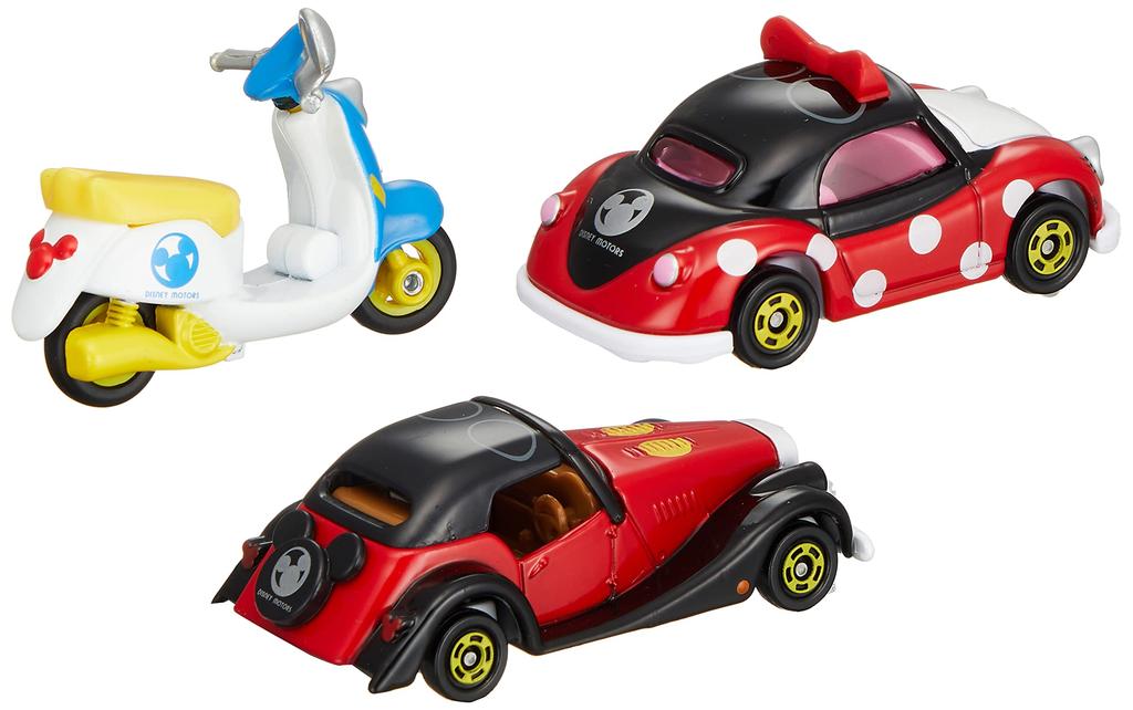 Takara Tomy Tomica Disney Motors Mickey Friends Set Miniature Car Toy for Ages 3 and Up &