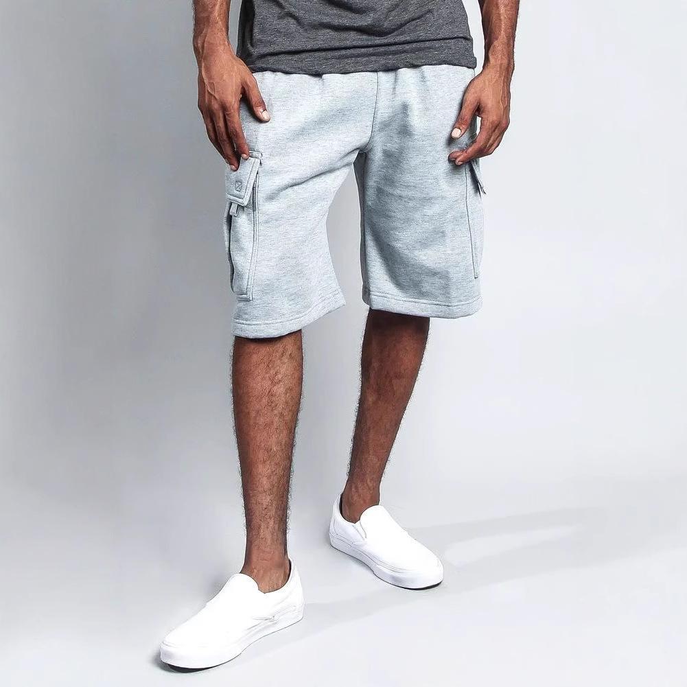 Men's Summer New Five Work Trousers Men's Casual Multi-pocket Loose Straight Sports Shorts