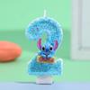 Handmade Pink Stitch Cartoon Birthday Cake Candles - Party Decorations