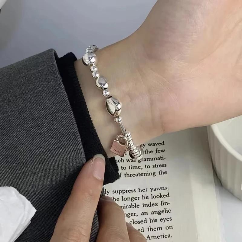 Love Bean Lock Bag Bracelet for Women Fashionable Design Sense Bracelet Minimalist Fashionable and Personality High-end Jewelry