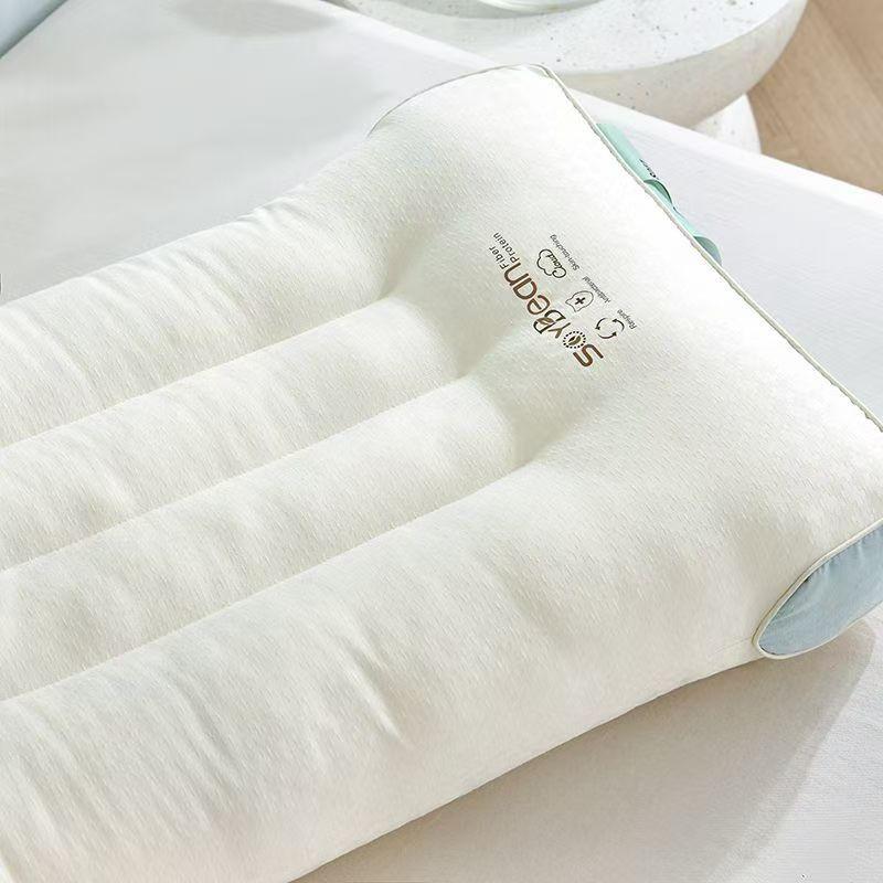 Memory Foam Alternative Pillow Neck Support Sleep Aid Adult Student Dorm Bedding Set With Cover