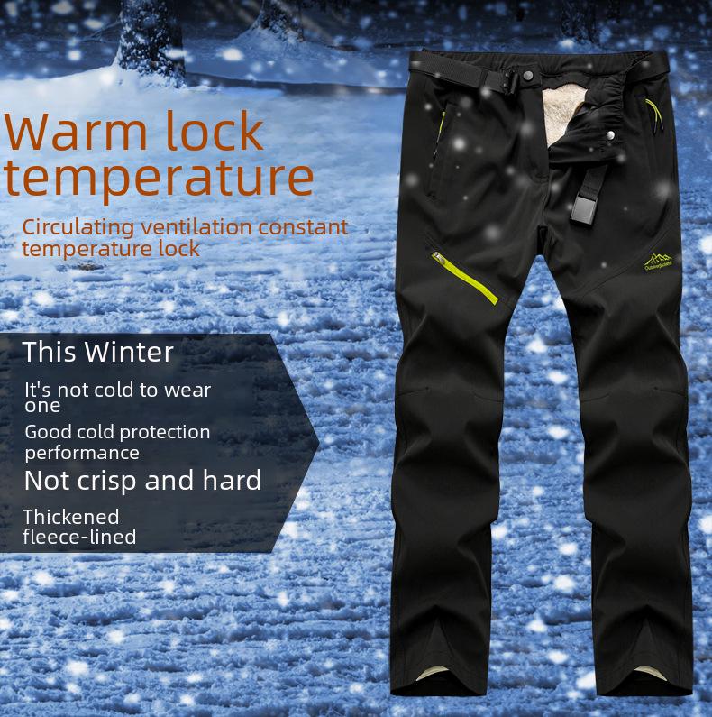 2022 Winter-Kampfhose: Fleecegefüttert, Warm, Kältefest, Herausnehmbares Futter, Winddicht & Wasserdicht für Männer & Frauen