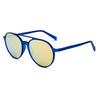 Okulary ITALIA INDEPENDENT 0038-022-000. Okulary Przeciwsłoneczne, Kolor Niebieski. Unisex.