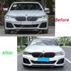 For BMW G30 LCI M Sport 2021-2023 Ccar Front Bumper Lip Spoiler Splitter Diffuser 520i 530i 540i Bumper Guard Cover Body Kit