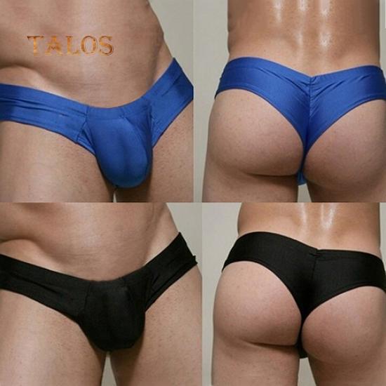 Man's Low Waist Leakage Hip U Convex Design Underwear Men Briefs Sexy Thongs Men's Clothing