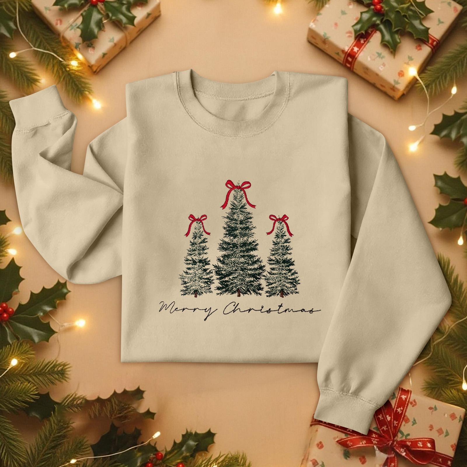

Christmas T-Shirts And Sweatshirts, Women S Sweatshirts, Long-Sleeved Pullover Sweatshirts, Women S Long-Sleeved Tops XXL хакі