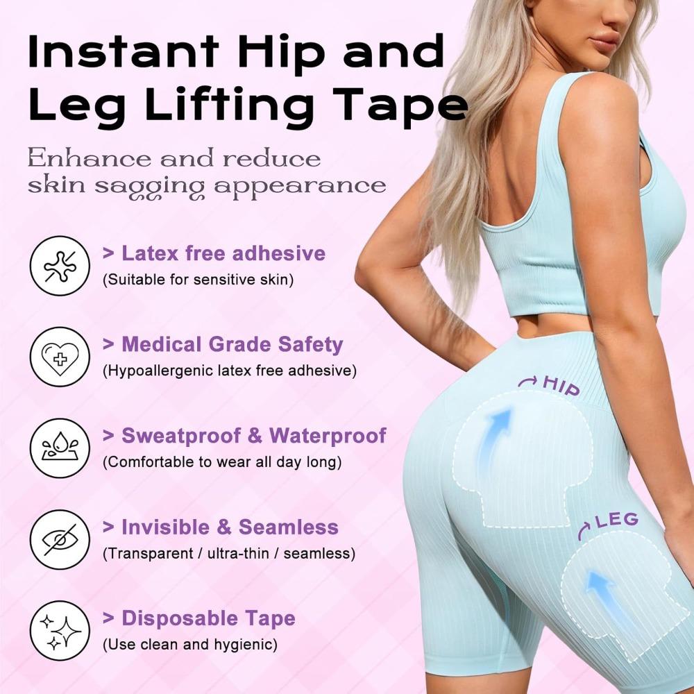 10Pc Leg Lift Tape Invisible Body Patches Inner Thigh Skin-Friendly Adhesive Lifter Sag Skin Friction Protection Foot Care Tools