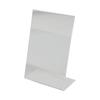 10/20PCS A6 Acrylic Menu Stand Holder Stand Slanted Sign Holders Desktop Paper Menu Holder