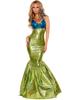 Adult Mermaid Sequin Princess Fishtail Cosplay Dress - Halloween Costume