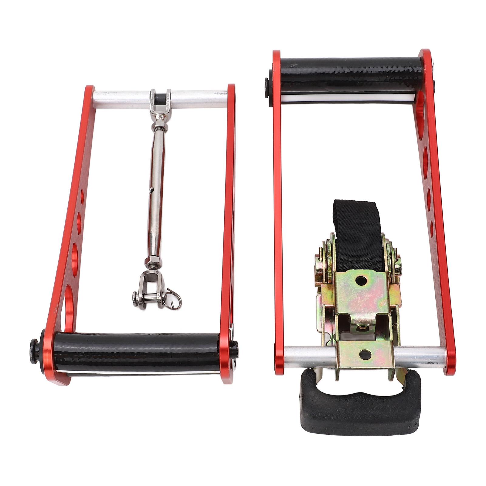 

Archery Compound Bow Press Portable Hand Held Bow Accessories for Compound Bow Aluminum Alloy Red