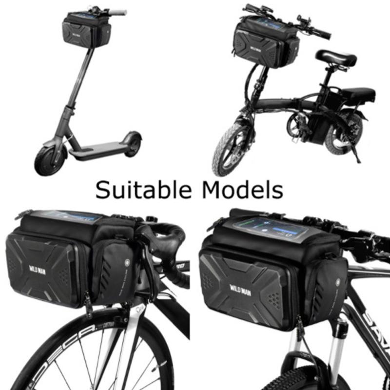 Waterproof Folding Bicycle  Bag Big Capacity Front Tube Cycling  Bag Handlebar  Bag