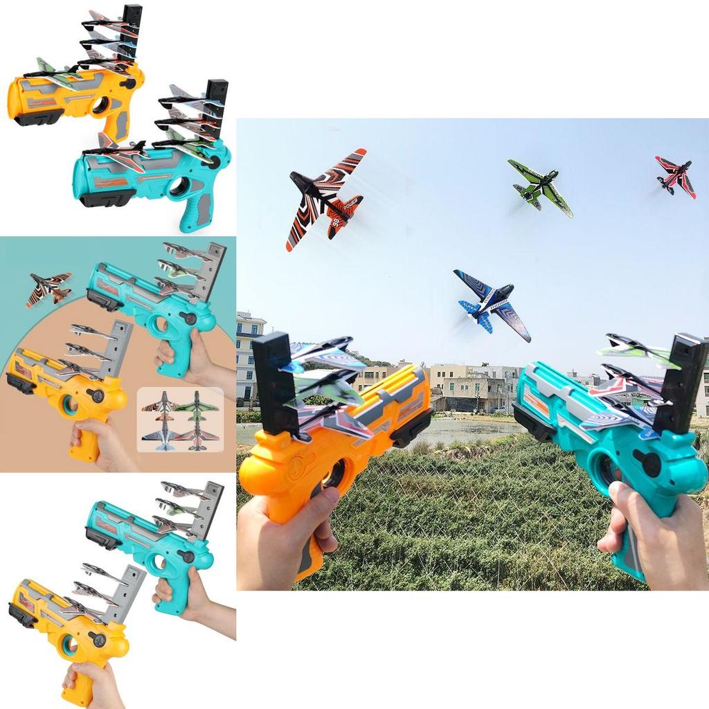 Exciting Toy Gun Nerf Foam Airplane Launcher For Safe Outdoor Fun And Air Battles