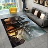 The Walking Dead Horror Area Rug Large,Carpet Rug for Living Room Bedroom Sofa Doormat Decoration,Kids Play Non-slip Floor Mat