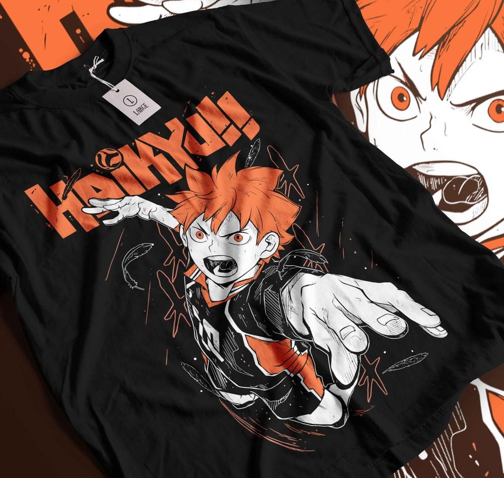 Hinata Shoyo Manga Strip Haikyuu Haikyu Anime Unisex Tshirt T-Shirt Tee Gift 111