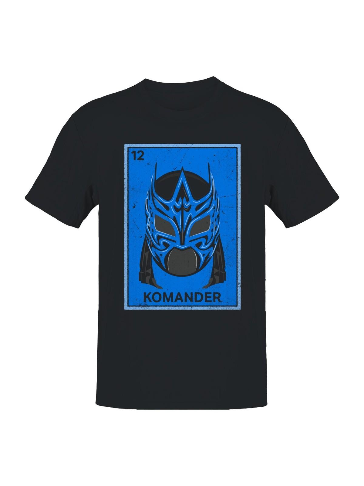 Officially Licensed Legends Of Lucha Libre Blue Luchador Mask Mens T-shirt S