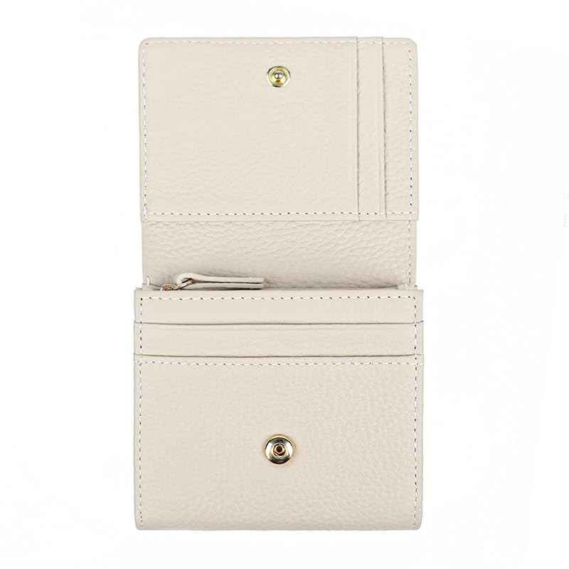 

[imeetu] wallet bifold wallet ladies men s genuine leather RFID Skimming prevention L type zipper mini wallet travel wallet compact card case coin