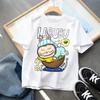 Summer Labubu Children Clothess Boy Clothes Kids Cute Cartoon Printed Short Sleeve T-shirt Girl Labubu Summer Casual Tops Loose