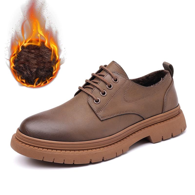 Fashion New Men Leather Shoes For Men Business Dress Shoes Fashion Cowhide Commuting Work Shoes Men British Suit Groom Wedding Men Shoes
