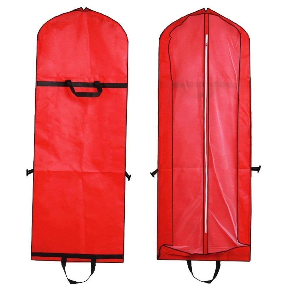 Zipper Formal Dress Dust Cover Hanging Design Foldable Clothes Storage Bag  Jacket