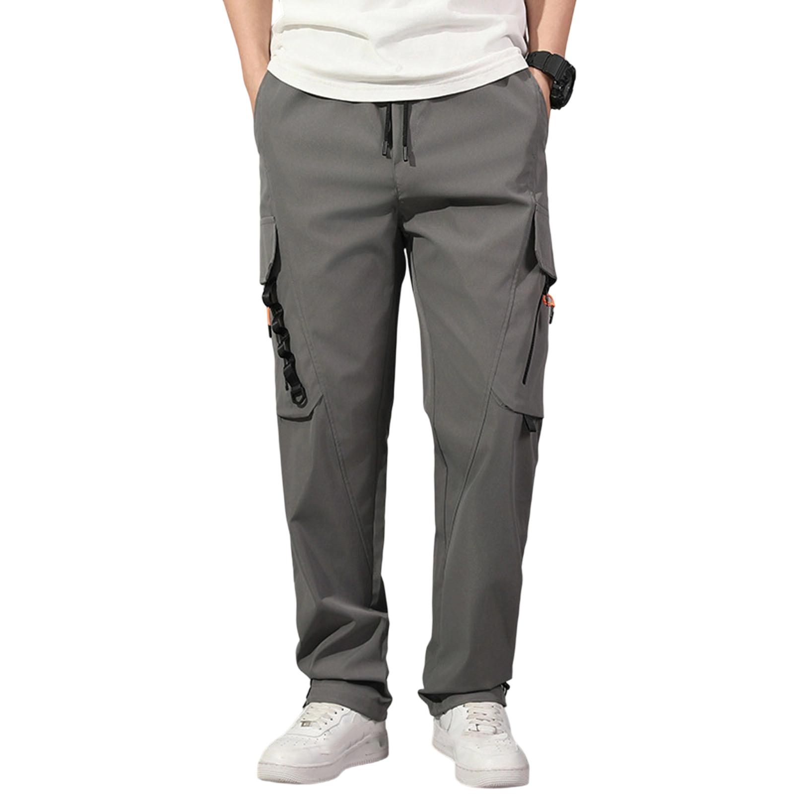 

Men s Outdoor Sports Loose Versatile Multiple Bags Workwear Trousers XL