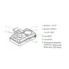 24TE 30x 60x Multifunktionslupe LED Tragbares Juwelier-Mikroskop