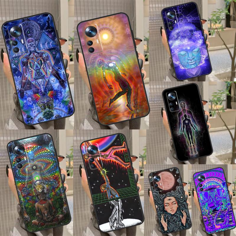 Spiritual Trippy Psychedelic Case For POCO M6 Pro X3 X5 F5 F3 F4 X4 GT M5s Cover For Xiaomi 11T Pro 12T 12 13 Lite 12X