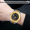 Classic Watches Men Waterproof Calendar Watch For Man Luxury Stainless Steel Business Clock New