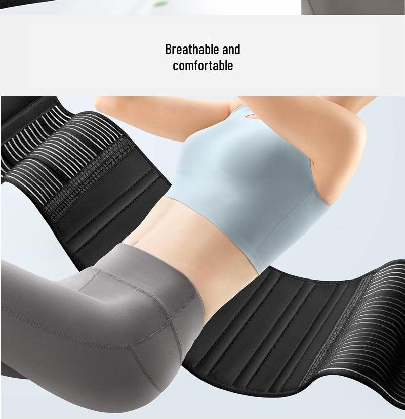 Unisex Adjustable Sports Lumbar Support Belt – Breathable Mesh Waist Protector for Fitness