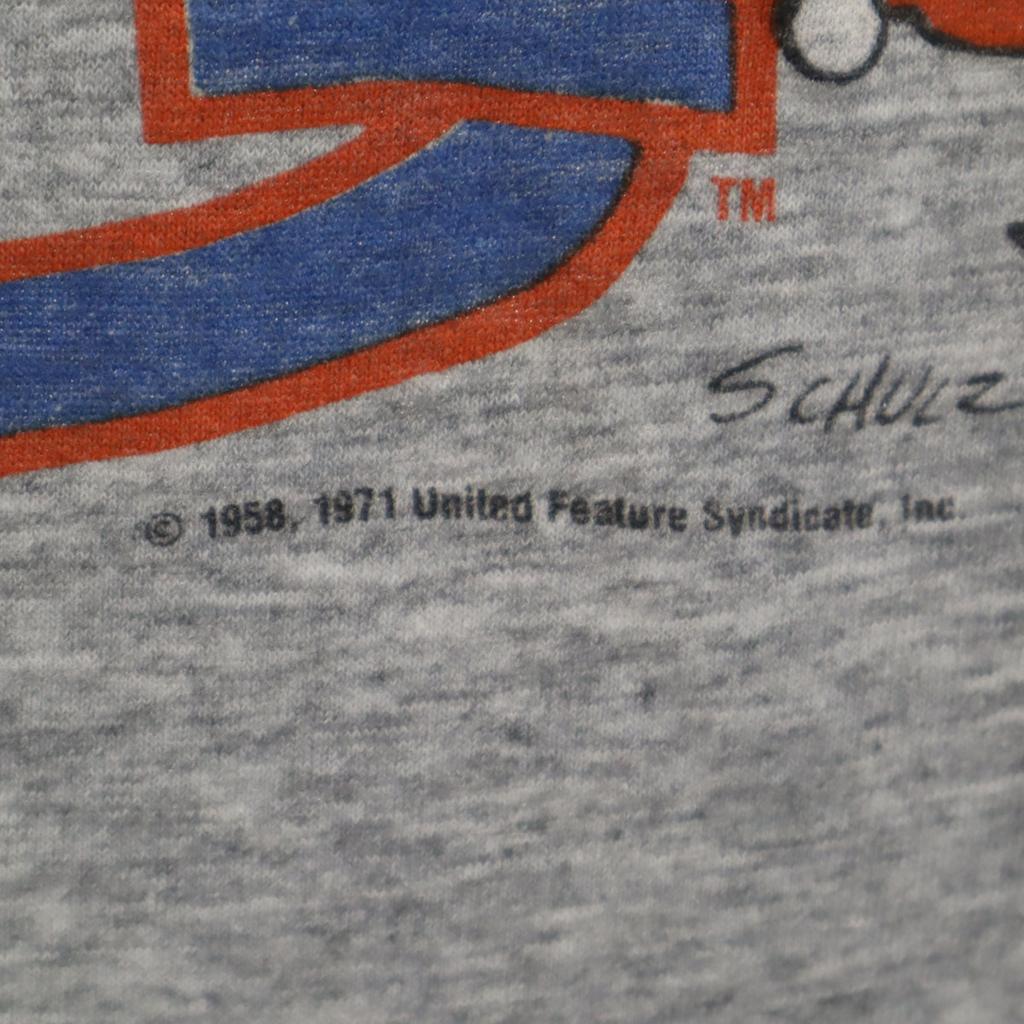 70s 80s vintage Auburn Tigers Snoopy Short sleeve T-shirt Men's Used