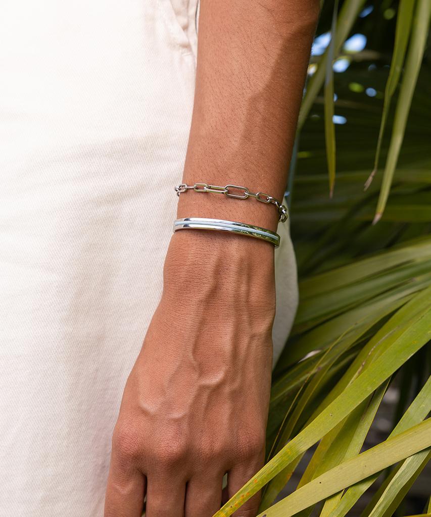 Pig&Hen (Women'S) Maya Lu 6 Bracelet - Arctic Blue X Silver