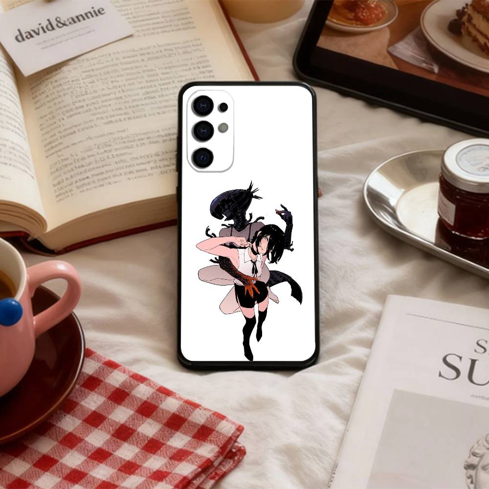 Chainsaw Man R-Reze Arc   Phone Case For Samsung S 25,24,23,22,30,21,10,9,Ultra,Plus,Lite,FE,4,5 G Soft Black Case