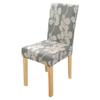 6pcs Printed Chair Cover Elastic Seat Chair Covers Removable and Washable Stretch Banquet Hotel Dining Room Cover
