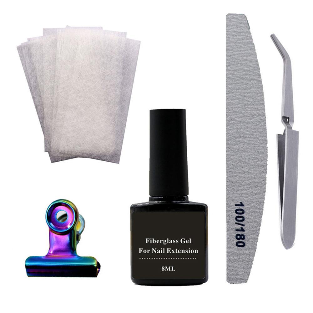 TNC Fiber-glass Nail Extension Fast Gel Polish Repair Tweezer Clip