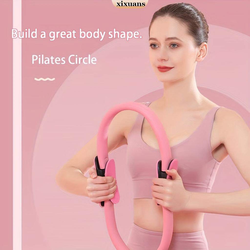 1pc Universal Pilates Body-Building Loop Multifunctional Yoga Resistance Ring Ideal for Back Opener Exercises, Fitness Training Equipment