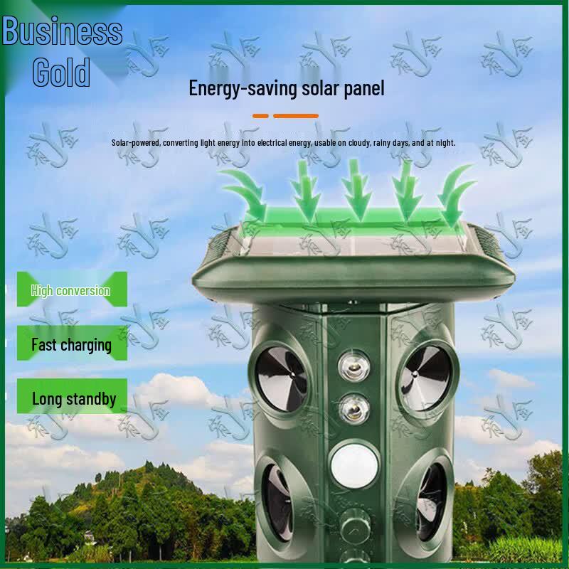 Youjin 4th Gen Solar Ultrasonic Outdoor Pest Repeller