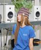 NOT NEW Summer Nn Label Pattern Beanie Khaki