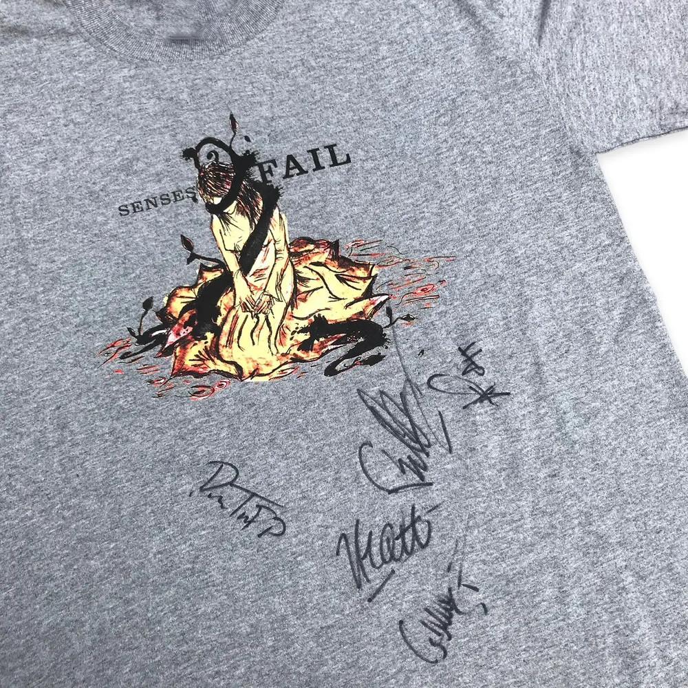 Винтажная футболка Senses Fail 2000-х годов, короткий рукав, BL429, унисекс S