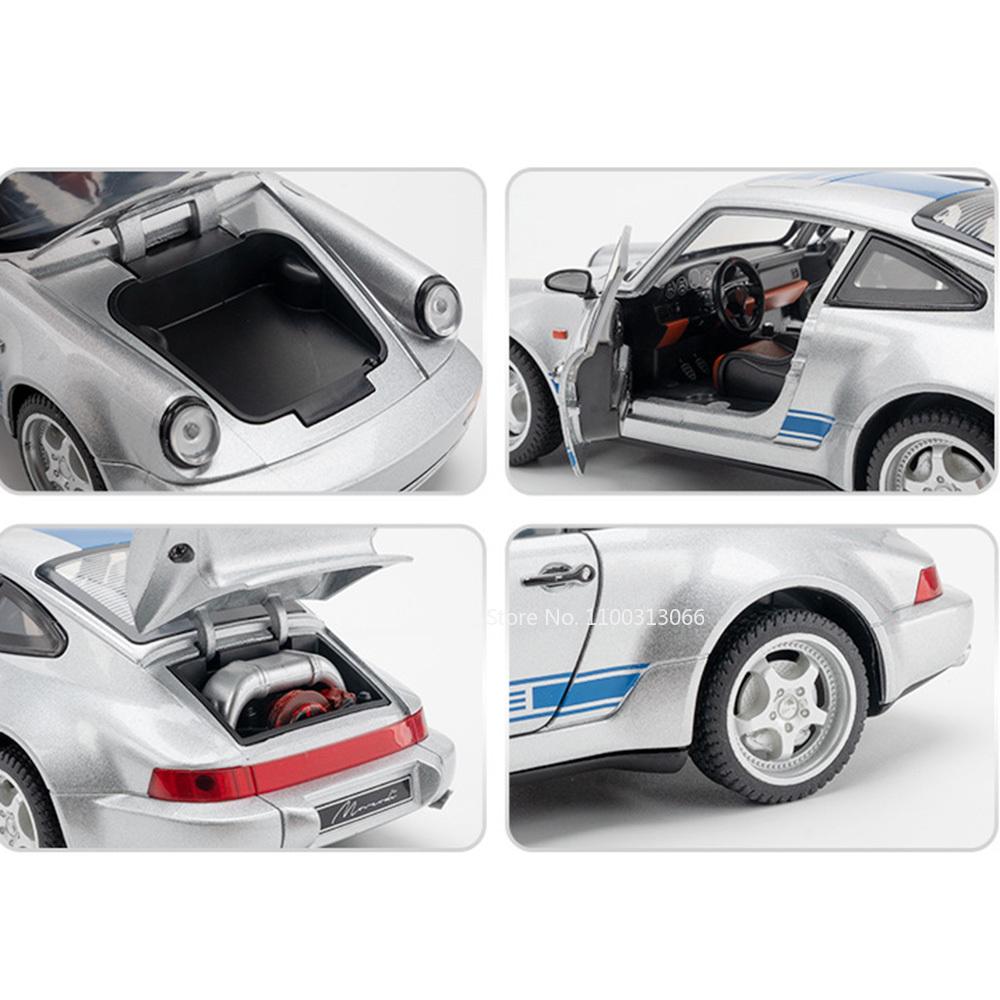 1:24 964 Cayenne S Alloy Models Cars Diecast Toy Doors Opened Vehicles Models Wheel Pull Back Sports Car Kids Festival Present