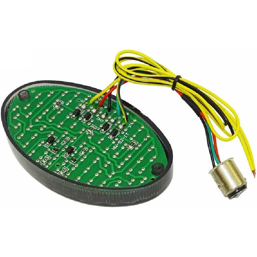 Rear Tail Light Brake Turn Signals Integrated LED Light For Buell Blast/Firebolt XB9R XB12R 2002 2003 / Lightning 2009 (Smoke Lens)