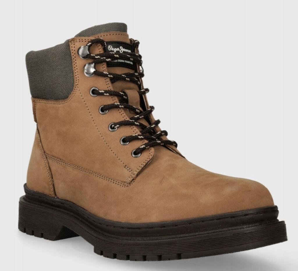 Pepe Jeans Harry Boot Buty Męskie Brązowe 41 Awb