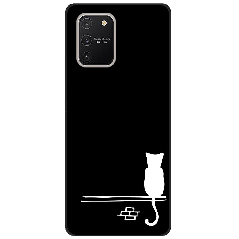 For Samsung Galaxy S10 Lite Case G770F Silicone Black Soft Back Cover for Samsung S10 Lite Case 2020 TPU S10Lite Cover S 10 Lite