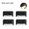 4/8Pack LED Solar Wall Lamp  Outdoor Waterproof Wall Light Path Stair Garden Lights Balcony Light Decoration for Patio Stair Fence Light